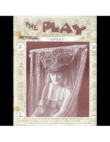 The Play Pictorial (octobre 1919), Afgar, costumes de Paul Poiret chez Cornerstreet bien 