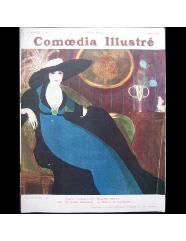 Comoedia Illustré (1er mars 1911), couverture de Paul Iribe 50% de réduction en Octobre 2024