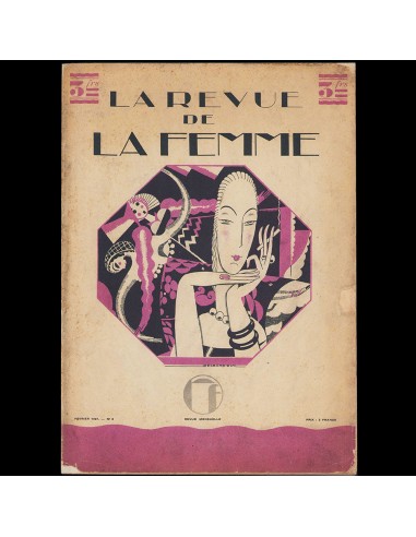 La Revue de la Femme, n°3 (février 1927), couverture de Desbarbieux prix pour 