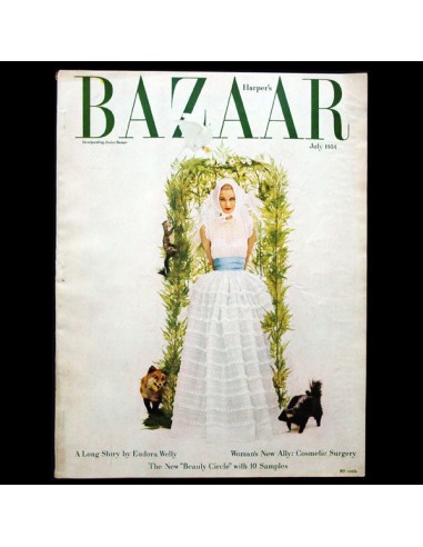 Harper's Bazaar (1954, juillet), couverture de Richard Avedon de technologie