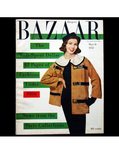 Harper's Bazaar (1957, mars), couverture de Richard Avedon les muscles