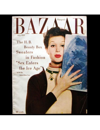 Harper's Bazaar (1957, juillet), couverture de Louise Dahl-Wolfe pas cher