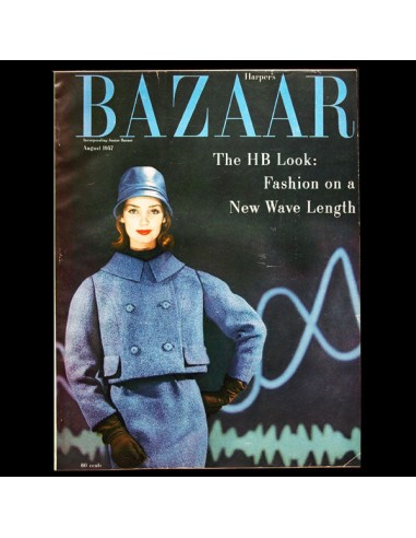 Harper's Bazaar (1957, aout), couverture de Louise Dahl-Wolfe une grave pollution 