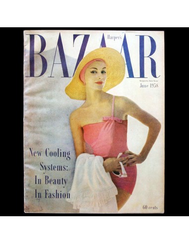 Harper's Bazaar (1958, juin), couverture de Louise Dahl-Wolfe livraison et retour toujours gratuits