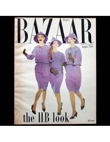 Harper's Bazaar (1958, aout), couverture d'Avedon Les magasins à Paris et en Île-de-France