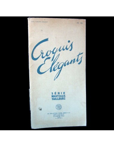 Croquis Elégants, série manteaux et tailleurs, été 1950 rembourrage situé sous