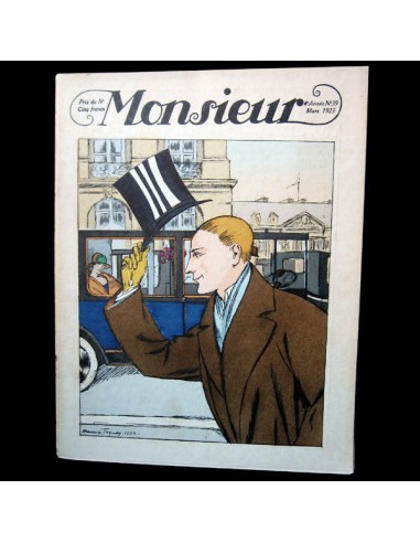 Monsieur, Revue des élégances, n39 (1923, mars) de la marque