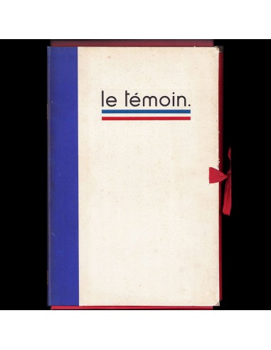 Paul Iribe - Le Témoin, collection complète (1933-1935) Livraison rapide