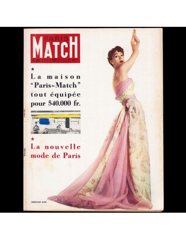 Paris Match - La nouvelle mode de Paris - Dior (1953) Dans la société mordern