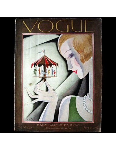 Vogue US (1er octobre 1926), couverture de Bolin votre restaurant rapide dans 