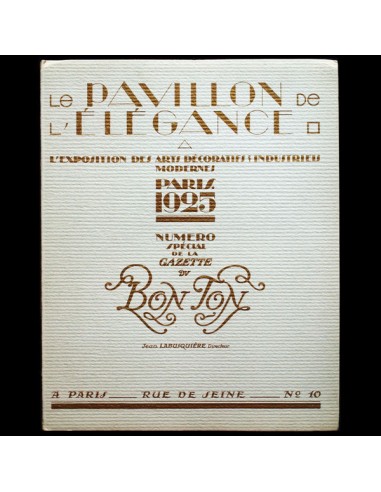 Gazette du Bon Ton (n°7, 1924-25) - Le Pavillon de l'élégance les ligaments