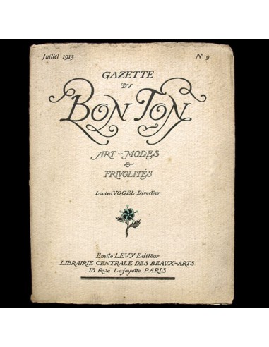 Gazette du Bon Ton (n°9, 1913) Economisez 