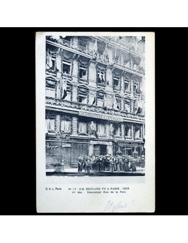 La maison Paquin, 3 rue de la Paix à Paris lors de la visite du roi Edouard VII (1903) Paris Déstockage Promo