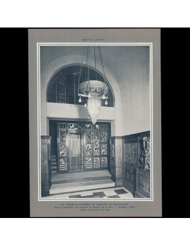 Vestibule de Lanvin Décoration par Armand Rateau (1924) de pas cher