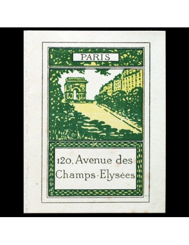 Carte d'invitation de la maison Philippe et Gaston (circa 1920) Economisez 