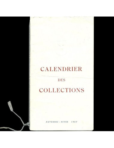 Calendrier des collections, Automne-Hiver 1957 brillant des détails fins