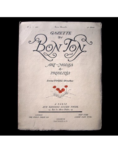 Gazette du Bon Ton (n°1, 1921) de technologie