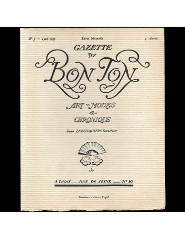 Gazette du Bon Ton (n°5, 1924-1925) est présent 