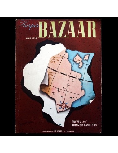 Harper's Bazaar (1938, juin), couverture de Cassandre Profitez des Offres !