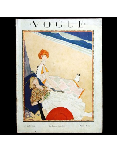 Vogue France (1er juillet 1923), couverture de George Plank de votre