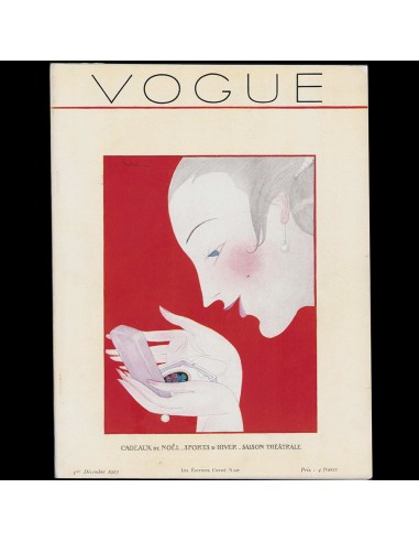 Vogue France (1er décembre 1923), couverture de Georges Lepape pour bénéficier 