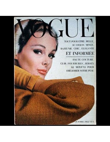 Vogue France (octobre 1962), couverture d'Irving Penn Les magasins à Paris et en Île-de-France