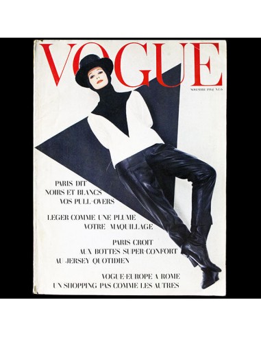 Vogue France (novembre 1962), couverture d'Helmut Newton de votre