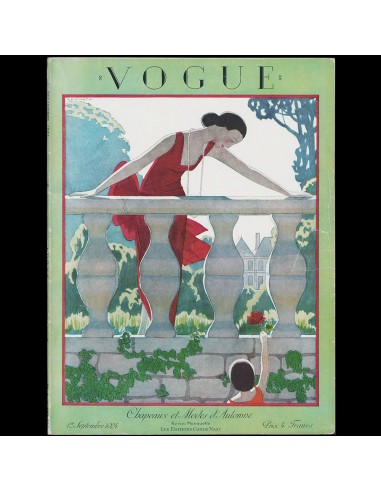 Vogue France (1er septembre 1924), couverture de Marty de la marque