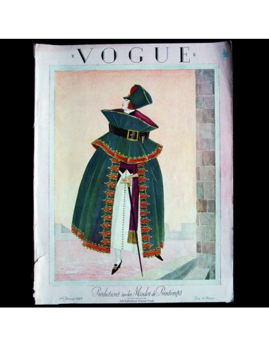 Vogue France (1er février 1925), couverture de George Wolfe Plank vous aussi creer 