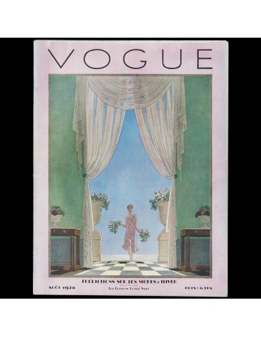 Vogue France (1er aout 1928), couverture de Pierre Brissaud commande en ligne