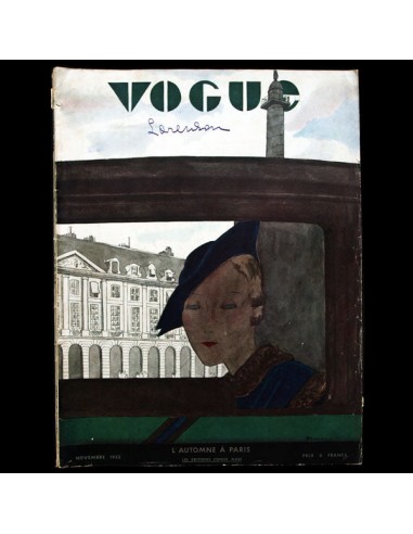 Vogue France (1er novembre 1932), couverture de Pierre Mourgue Découvrez la collection