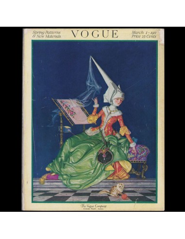 Vogue US (1st March 1917), couverture de Frank Leyendecker JUSQU'A -70%! 