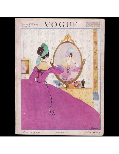 Vogue US (15 février 1918), couverture d'Helen Dryden meilleur choix