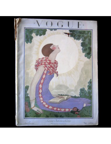 Vogue US (1er juin 1925), couverture de Georges Lepape france