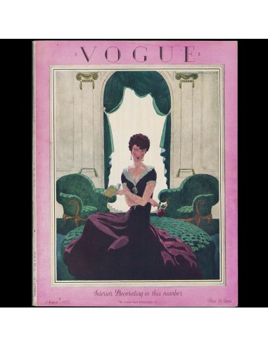 Vogue US (1st August 1925), couverture de Pierre Brissaud ou a consommer sur place