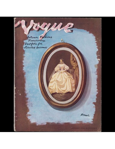 Vogue US (1st October 1938), couverture de Bénito sur le site 